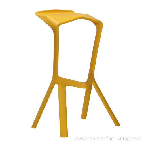 Modern stackable plastic Miura stool replica